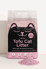 Natural Clumping Tofu Cat Litter 5.5lb/2.5kg - Cherry Blossom