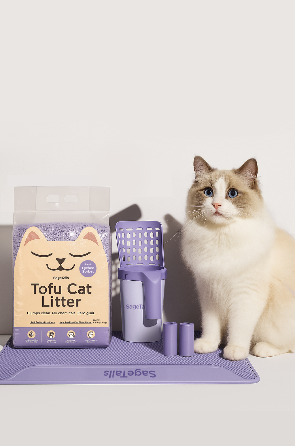 5 Piece Clean Kitty Kit